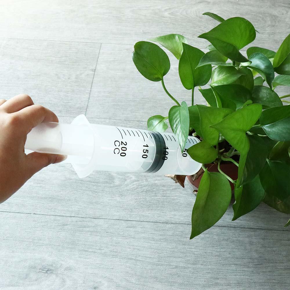 Transparent Large Capacity Syringe Reusable with Scale Measuring Syringe Plastic 60/100/200/300/500ML Pet Feeding Syringe