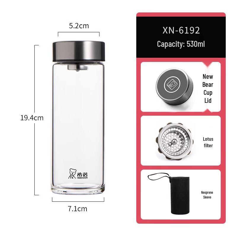 Xinuo Large Capacity Single-Layer Glass Cup