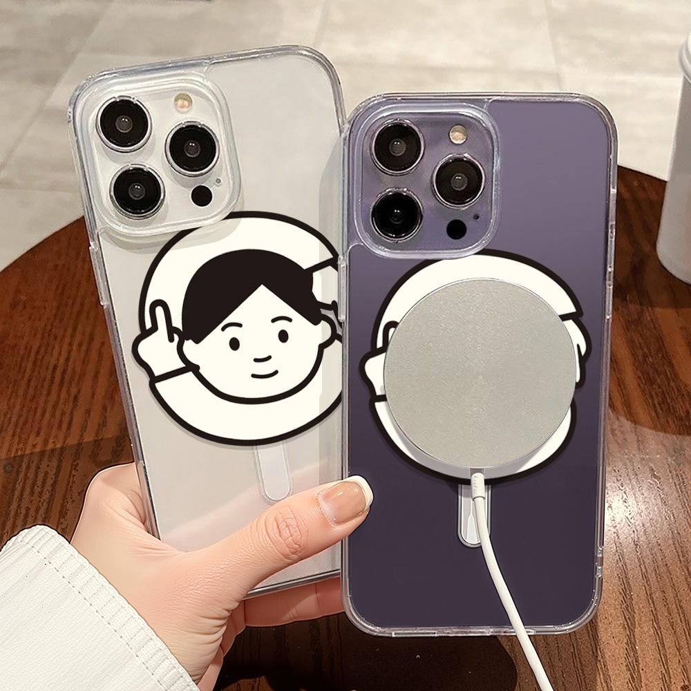 Magnetic Phone Case for iPhone 12 14 16 17 Pro 17 16 15 14 13 12 Pro Max  12 13 14 15  16 High Quality Shockproof Shell Full Protection Cute Style