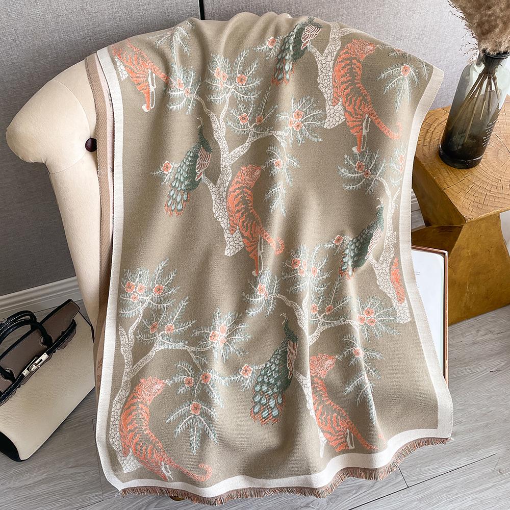 Cashmere Scarf For Women Thick Warm Winter Blanket  Female Luxury Quality Shawl Wrap Bufanda  Poncho Echarpe Pashmina