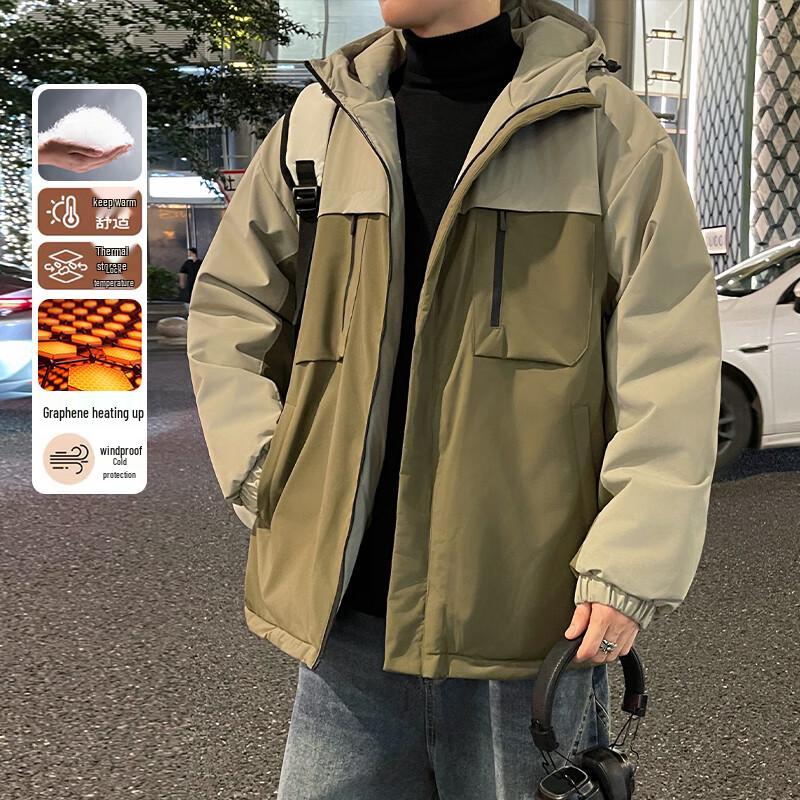 VUUG Men s Graphene Hooded Winter Padded Jacket 3XL