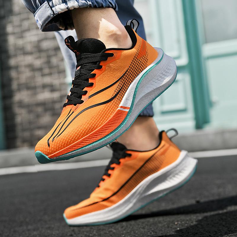 Hot Selling Men Marathon Running Shoes Comfort Durable Mesh Tennis Sneakers High-quality Ultra Light Fitness Training Shoes