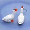 Lustige Ente Ohrringe süße weiße Gans Schmuck Ornamente Frauen Mode Persönlichkeit Geschenke