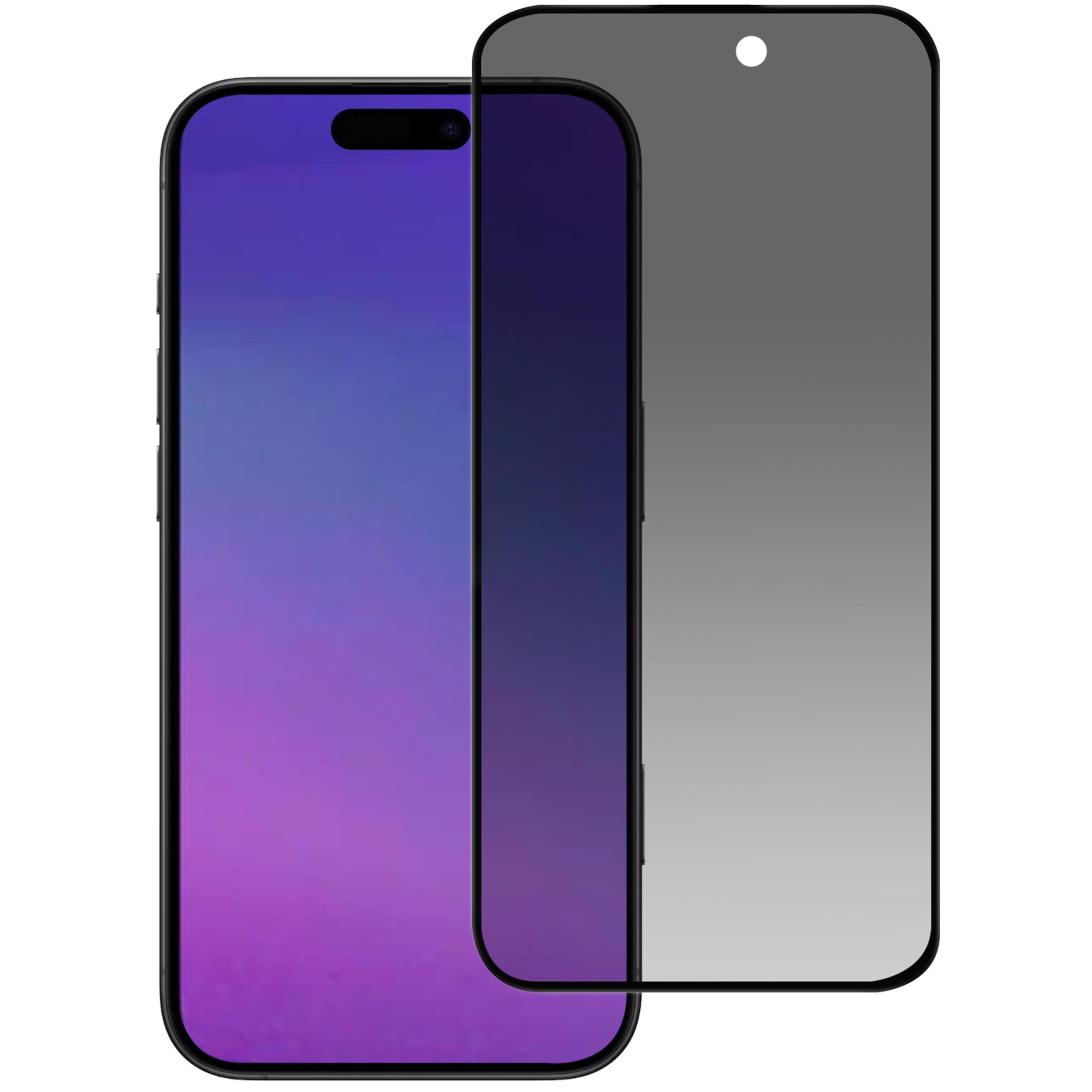 

For iPhone 17 Air Tempered Glass Screen Protector 2.5D Arc Edge Anti-Spy Film As Shown A
