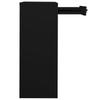 VidaXL Büroschrank Schwarz 90x40x102 cm Stahl