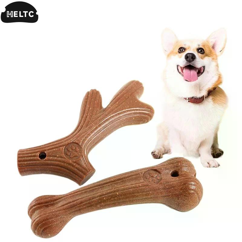 Dog ChewMolarToyPet Teeth Grinding Toy Dog Interactive Bone Training Toy Bamboo Cleaning Teeth Fixing Wear Resistant Pet Product