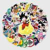 50 Japanese Anime Dragon Ball Stickers for DIY Graffiti On Suitcases, Notebooks, and Stationery Boxes.