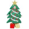 Halloween Children Adult Green Christmas Tree with Foot Cover Funny Party Christmas Theme Performance Costume