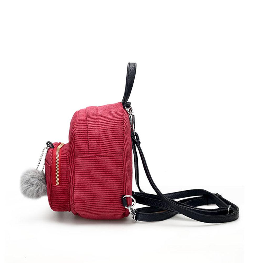 small velvet backpack