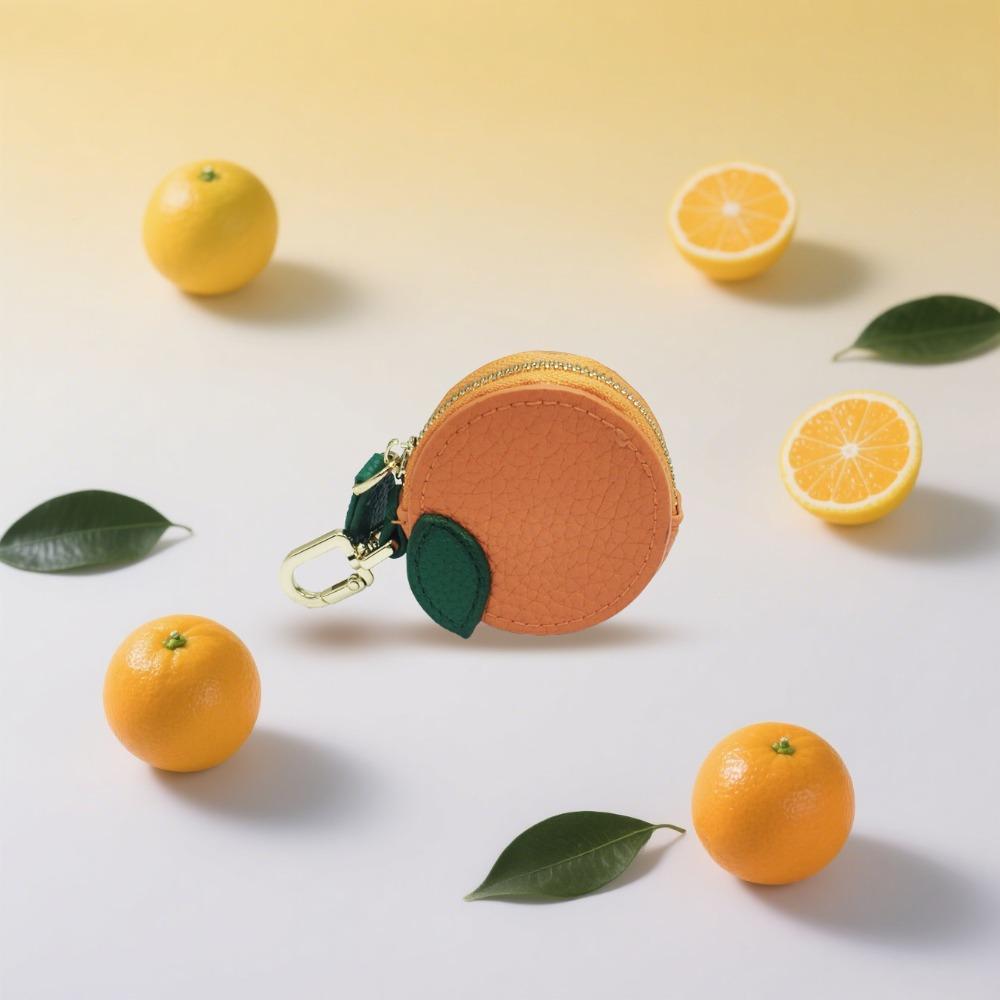Wallet Fruit Shaped Keychain Door Lock No Card Earphones Anti Loss and Anti Drop Fashion Keychain Pendant Accessories Gifts