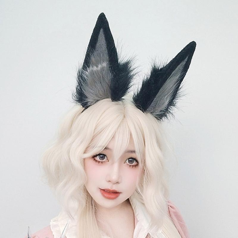 Tierohren Kopfschmuck Weiches Plüsch Haaraccessoire Kopfbedeckung Für Cosplay Kostüm Party Und Anime Thema Event