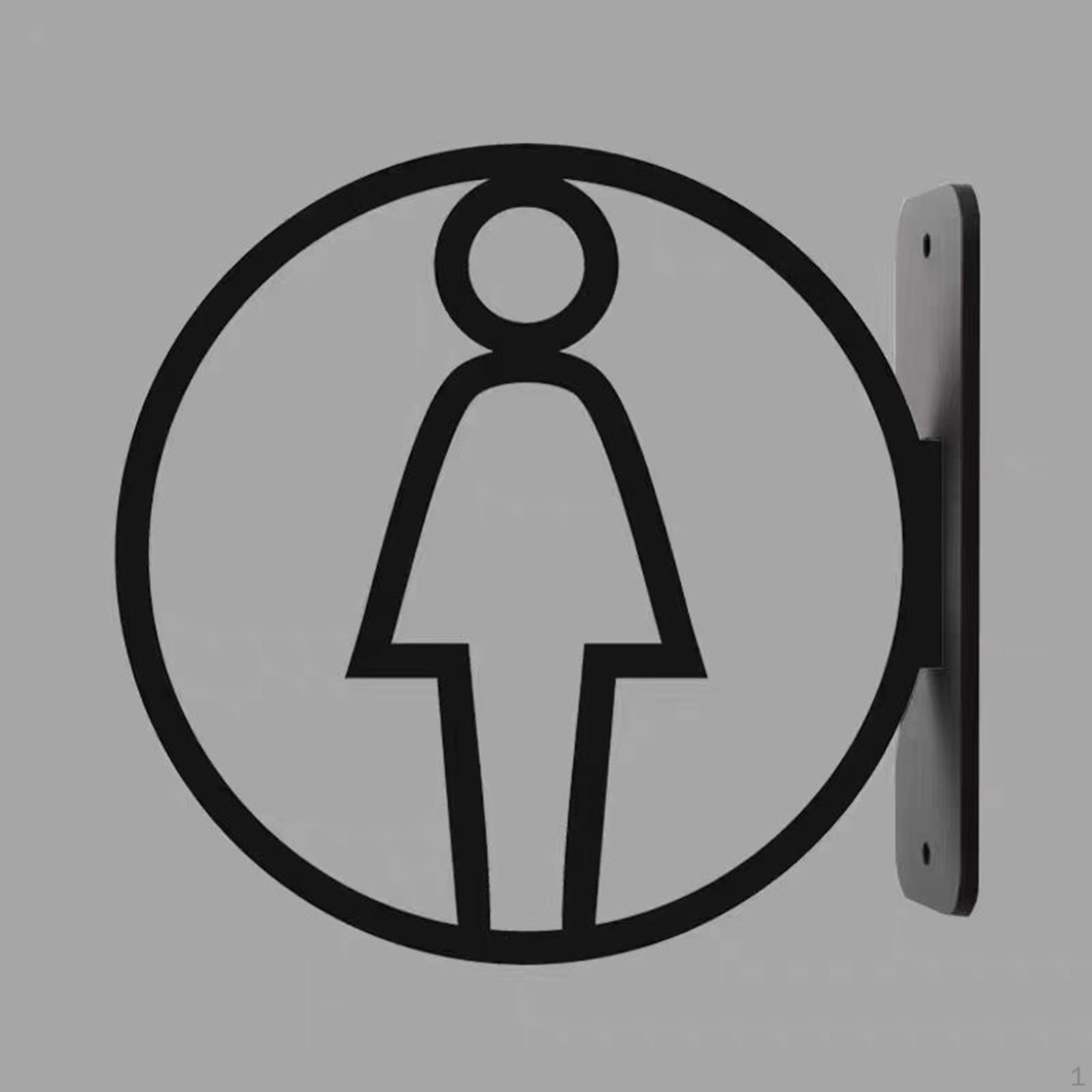 

Современные вывески для туалетов для офисов и общественных мест Female