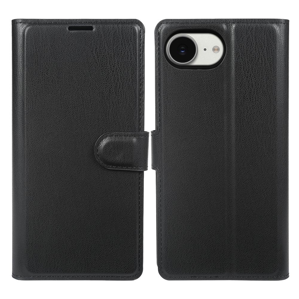 For iPhone 16e Stand Case Biobased Eco-Friendly RPET RPVB Slim Phone Cover with Wallet