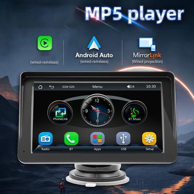 7 Zoll Autoradio Auto Multimedia Player HD 1024P Kabellos Carplay Android Auto Autoradio Touchscreen Bluetooth Autoradio