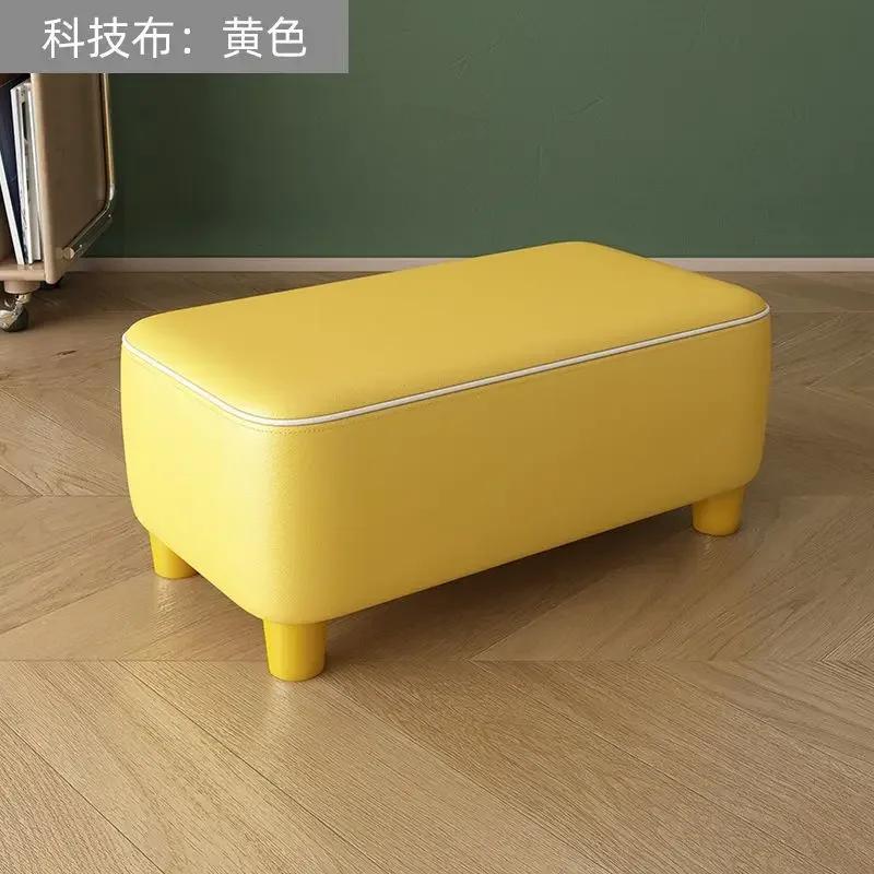 50CM Household Small Stool Sofa Low Stool Multi-Color Living Room Long Bench Shoe Changing Bedroom Furniture