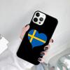 Custodia Cover Bandiera Svedese Per iPhone 17 Air 15 Pro MAX 16 Plus 14 11 12 13