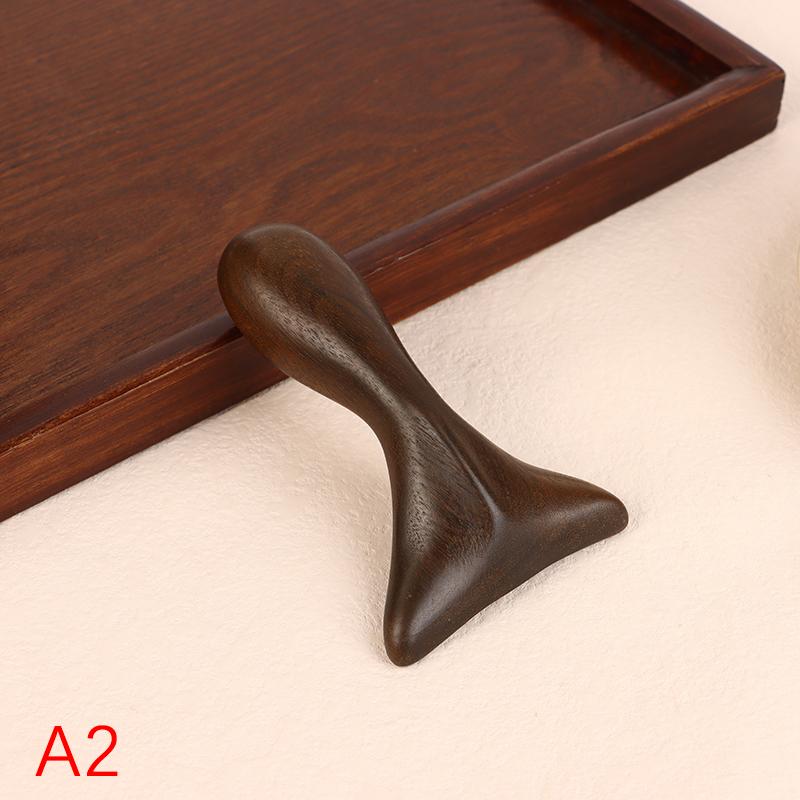 Sandalwood Fish Tail Facial Guasha Board Massage Meridian Blood Dredging Regimen Multifunctional Body Beautify Care Tool