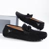 Doudou shoes men's Korean version personality breathable spring and summer spirit new matte youth one-pedal shoes tide