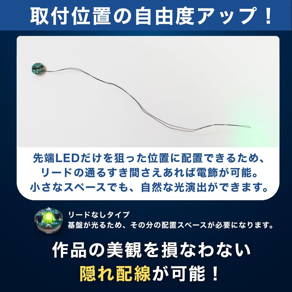 LED-Licht Magnetschalter Set Bastelset mit einzelnen Kunststoffmodellen YOTSUBA+ 4, Kabeln, Knöpfen, Klein, Kleinst, Kabellos, Magnetisch, Basteln,