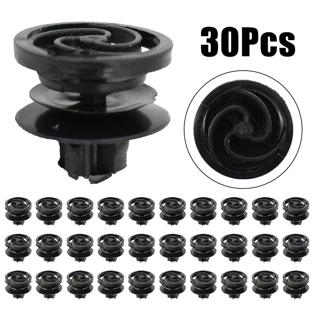 30Pcs Car Door Panel Retainer Trim Clips Interior Rivets For Golf For Passat B5 3B0868243 Auto Fastener Clip Voitures Accessoire