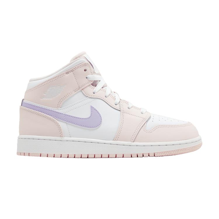 Jordan 1 Mid Pink Wash (GS) 38