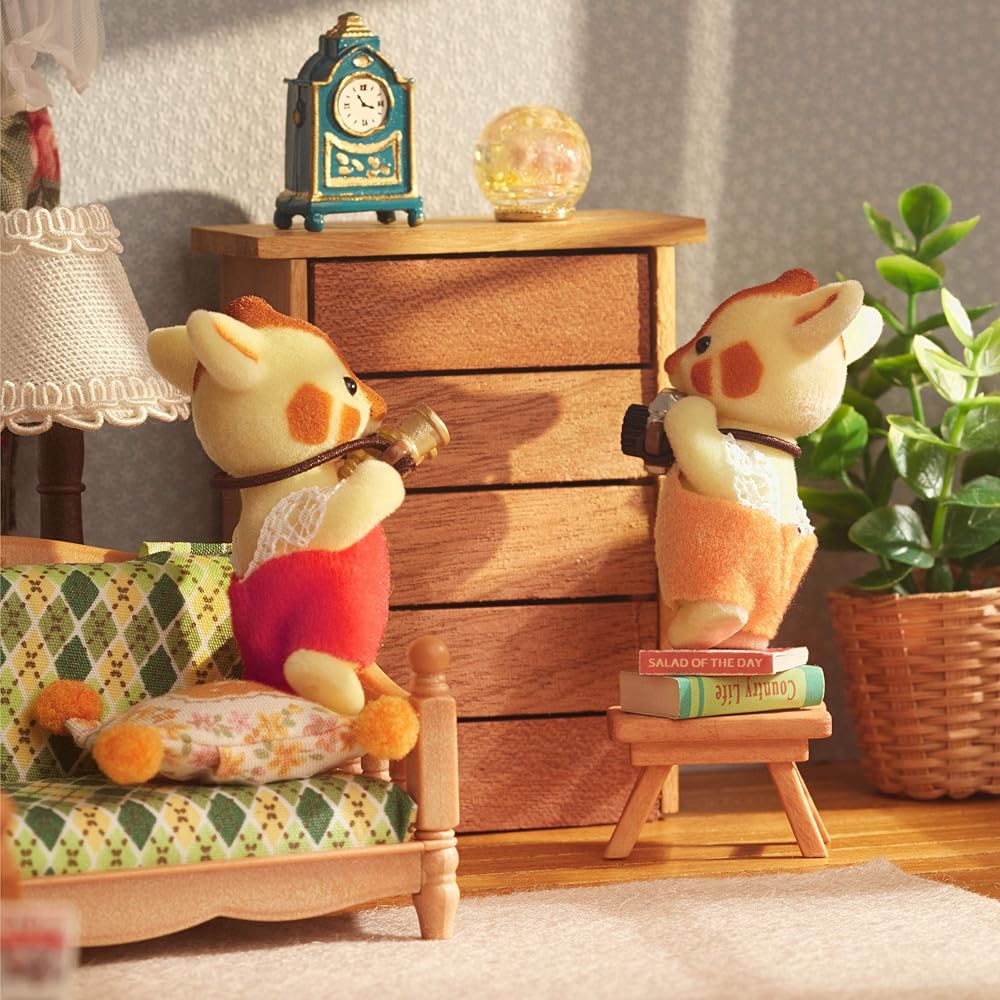Sylvanian Families Giraffe Family Doll Set 3+ Years Old Toy for Dollhouse EPOCH