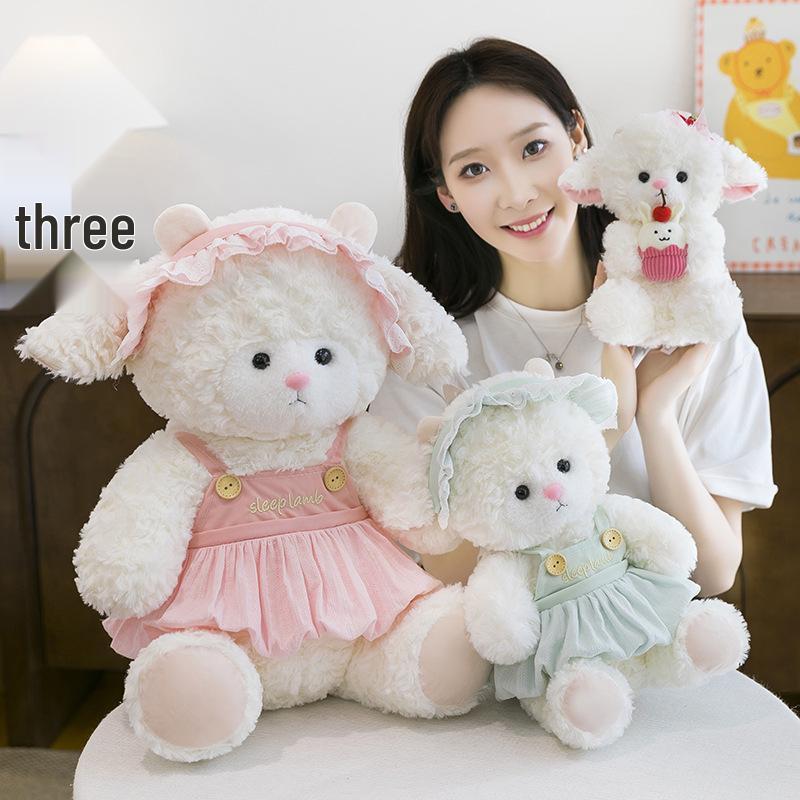 Cozy Lamb Plush Toy - Adorable Sheep Doll for Children's Day Gift
