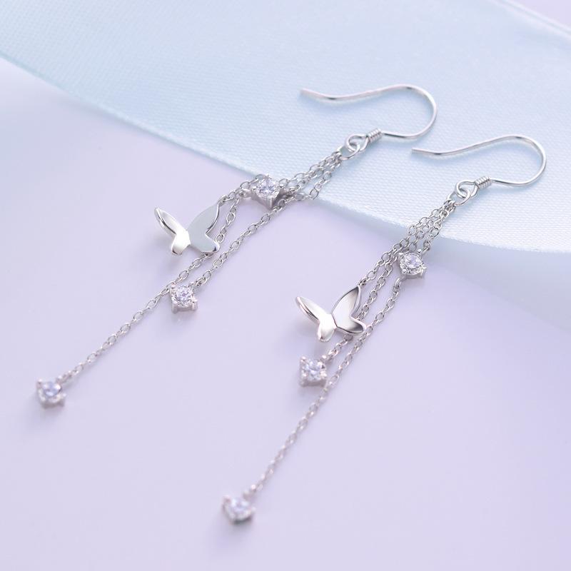 Lindon 925 Sterling Silber Ohrringe Tropfenohrringe für Frauen Hochzeit Party Geschenke