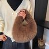 Elegant Faux Furry Texture Purse Half Moon Shape Tote Bag Trend Plush Clutch Handbags  Winter