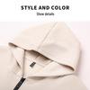 KAIDINGSEN Men's Zippered Hooded Cardigan Jacket - New Autumn Style for Middle-Aged and Young Men