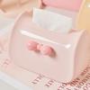 1Pcs Dopamine Tissue Box Living Room Tissue Box Creative High-end Desktop Coffee Table Storage Cute Paper Drawer