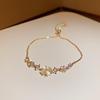 New 2023 Elegant Moissanite Diamond Bracelet for Women - Cold Style Niche Design