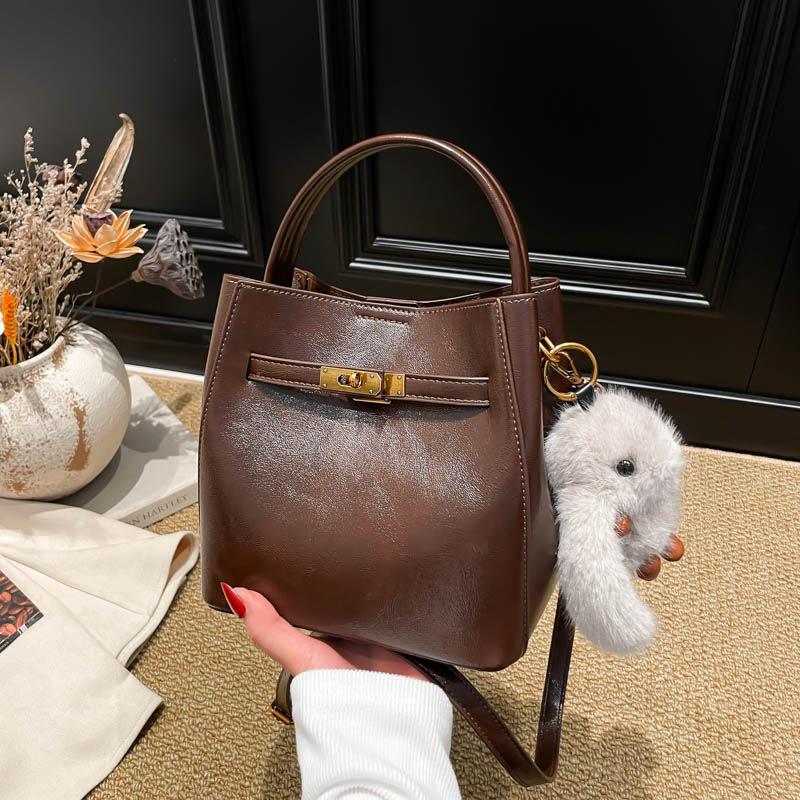 Super Popular Small Bag for Women Autumn Winter Vintage Hot Selling Crossbody Mother-Child Bag Trendy Handheld Bucket Bag This Year