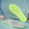 1 Pair Memory Foam Kids Insoles Breathable Moisture-Absorbing Sports Insole Shock Absorption Insoles for Boys Girls