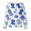 Women's Casual Fashion Long Sleeve Standing Lapel Single Breasted Cute Animal Printed  Workwear Jacket Tops