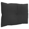 3 Piece Pallet Cushion Set Black Fabric