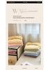 100% Cotton Solid Color Fitted Bed Sheet Set - 3 Pieces, Single/Double Size, Pure Cotton for Home or Dorm.