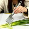 4-in-1 Stainless Steel Scallion Slicer & Shredder Multi-Function Kitchen Tool for Julienne Ginger Ergonomic Rust-Proof Essential for Chopping Slicing
