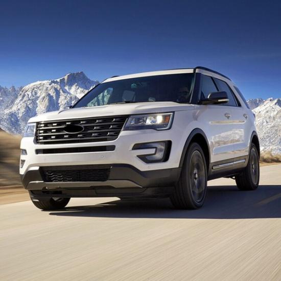 Left Driver Side Mirror Cover Gloss Black For Ford Explorer 2016 2017 2018 2019