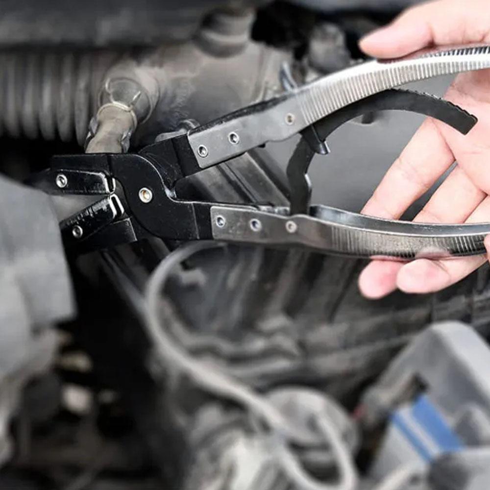 Hose Pinch Off Pliers Auto Parts 3Pcs 8/10/12 Inch Automatic Locking Length Flat Mouth Oil Pipe Sealing Pliers Car Repair Tool Universal