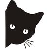 Creative Funny Car Stickers Peeking Cat Vinyl Sticker Decal Car Styling Sticker Decal Auto Exterior Decoration Accessories