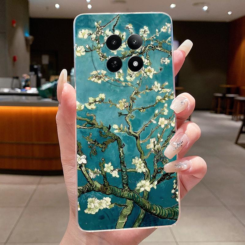 Phone Case For Realme 12 5G 12X 5G 13 5G C65 Protective Cases Realme Narzo N65 70X Capa Flower Butterfly Soft Silicone TPU Cover