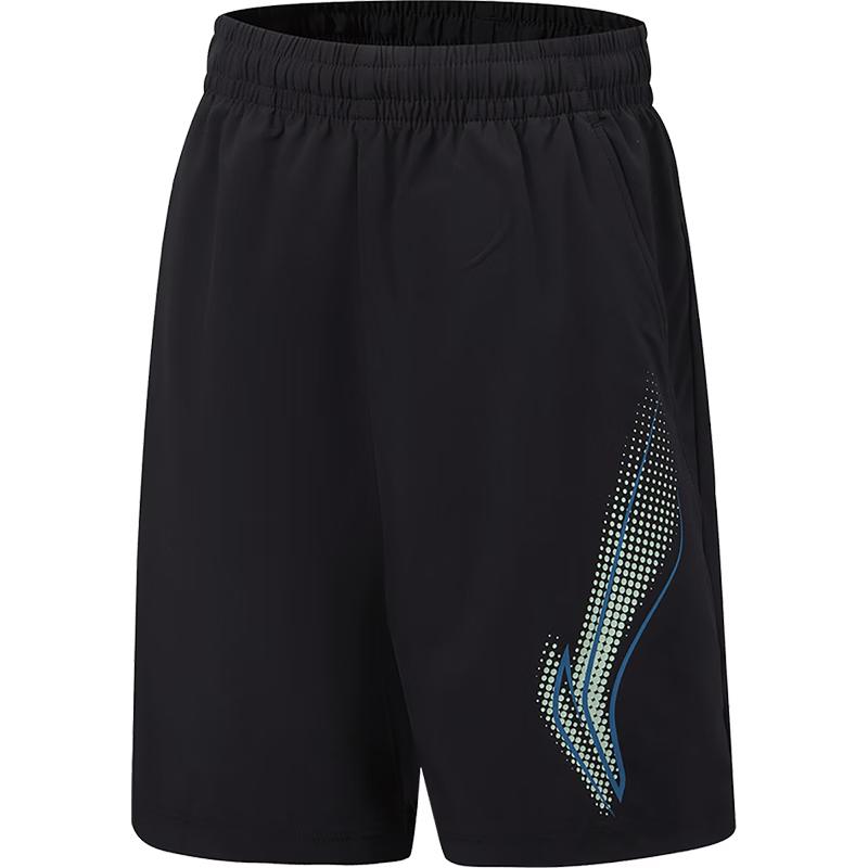 LI-NING Boys  Four-Way Stretch Breathable Sports Shorts 175