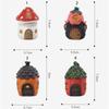 Micro Landscape Resin Garden Mushrooms Mushrooms Mushrooms House Model  Courtyard