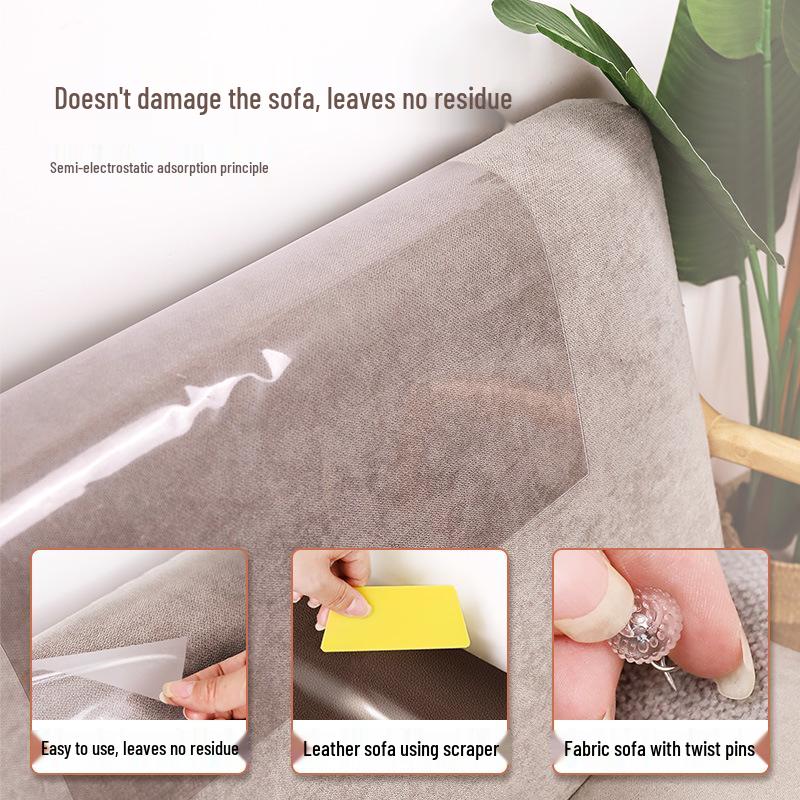 Spot Anti-Scratch Stickers: 5-Piece Set for Leather Sofa Protection from Cat Scratches