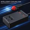 Multiple Device Car Inverter Power Adapter 150W 4 USB Ports Fast Charging Automotive Voltage Detection For Phones Laptop