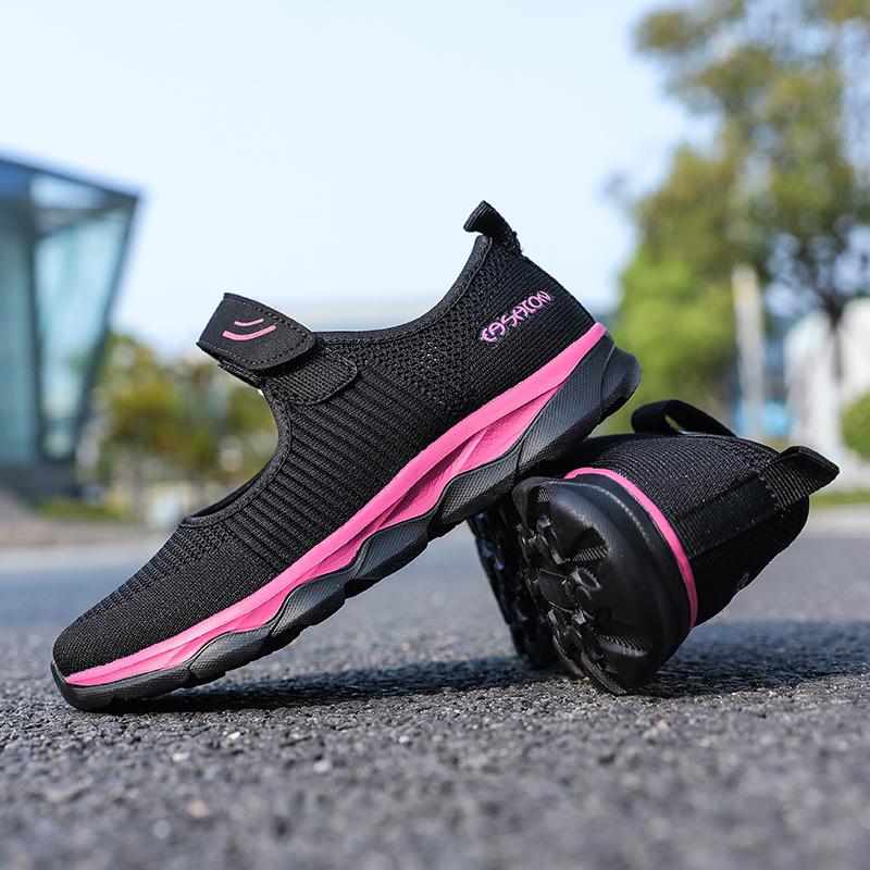 Fashion Summer Fashion Women's Flat Shoes Women's Breathable Mesh Casual Sports Shoes Women's Boat Shoes Hollowed Out Casual Shoes