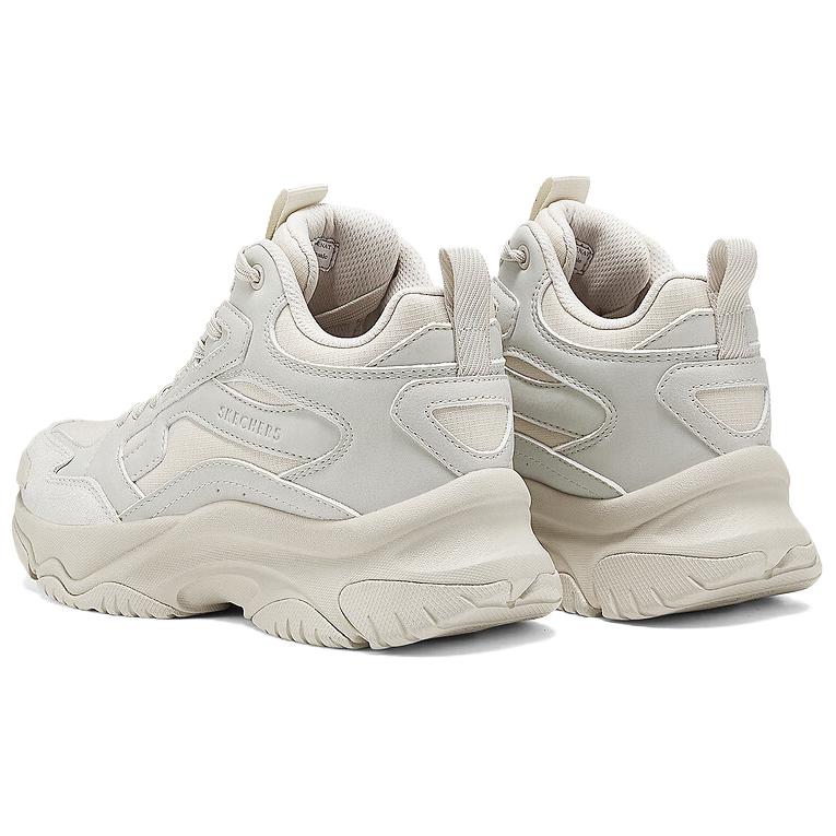 Skechers Air-Cooled Memory Foam Comfortable Mid-Top Casual Shoes Women Sneakers Beige 177598-NAT
