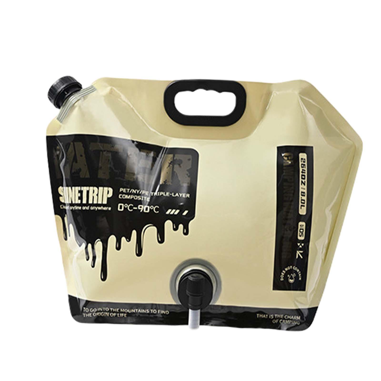 Foldable Water Container Collapsible Water Storage Bag for Camping Daily Use