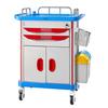 Medical Cart 110 kg Max Load Medical Trolley Cart with Cabinet, for Hospital, Clinic, Laboratory, Stable Support, with 2 Drawers, Silent Rolling